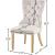 Carmen Velvet Dining Chair with Metal Legs