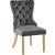 Carmen Velvet Dining Chair with Metal Legs