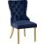 Carmen Velvet Dining Chair with Metal Legs