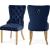 Carmen Velvet Dining Chair with Gold Metal Legs