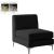 Alina Velvet Modular Armless Chair