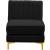 Alina Velvet Modular Armless Chair