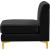 Alina Velvet Modular Armless Chair
