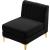 Alina Velvet Modular Armless Chair