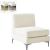 Alina Velvet Modular Armless Chair