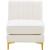 Alina Velvet Modular Armless Chair