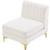 Alina Velvet Modular Armless Chair