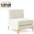 Alina Velvet Modular Armless Chair
