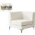 Alina Velvet Modular Corner Chair