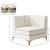 Alina Velvet Modular Corner Chair