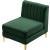 Alina Velvet Modular Armless Chair