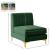 Alina Velvet Modular Armless Chair