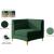 Alina Velvet Modular Corner Chair