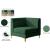 Alina Velvet Modular Corner Chair