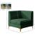 Alina Velvet Modular Corner Chair