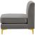 Alina Velvet Modular Armless Chair