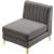 Alina Velvet Modular Armless Chair