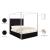 Porter Velvet Queen Size Canopy Bed