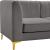 Alina Velvet Modular Corner Chair