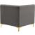 Alina Velvet Modular Corner Chair