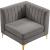 Alina Velvet Modular Corner Chair