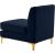 Alina Velvet Modular Armless Chair