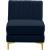 Alina Velvet Modular Armless Chair