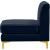 Alina Velvet Modular Armless Chair