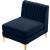 Alina Velvet Modular Armless Chair