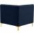 Alina Velvet Modular Corner Chair