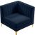 Alina Velvet Modular Corner Chair