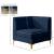 Alina Velvet Modular Corner Chair