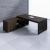 Mito Executive Desk w/Managerial Side Storage & Gloss Side Panel