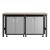 Fortress 3-Piece Textured Metal Garage Storage Set, Composition 1