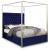 Porter Velvet Canopy Bed