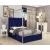 Porter Velvet King Size Canopy Bed