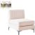 Alina Velvet Modular Armless Chair