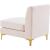 Alina Velvet Modular Armless Chair