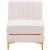 Alina Velvet Modular Armless Chair