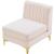 Alina Velvet Modular Armless Chair