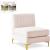 Alina Velvet Modular Armless Chair