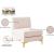 Alina Velvet Modular Armless Chair