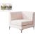Alina Velvet Modular Corner Chair