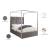 Porter Velvet Canopy Bed