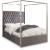 Porter Velvet Canopy Bed