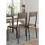 Lana Wood Veneer/Metal 5-Piece Dining Set