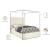 Porter Velvet Canopy Bed