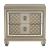 Loudon Leatherette/Mirrored/Wood Platform Bedroom Set w/ LED Lighting