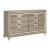 Loudon Leatherette/Mirrored/Wood Platform Bedroom Set w/ LED Lighting