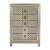 Loudon Leatherette/Mirrored/Wood Platform Bedroom Set w/ LED Lighting